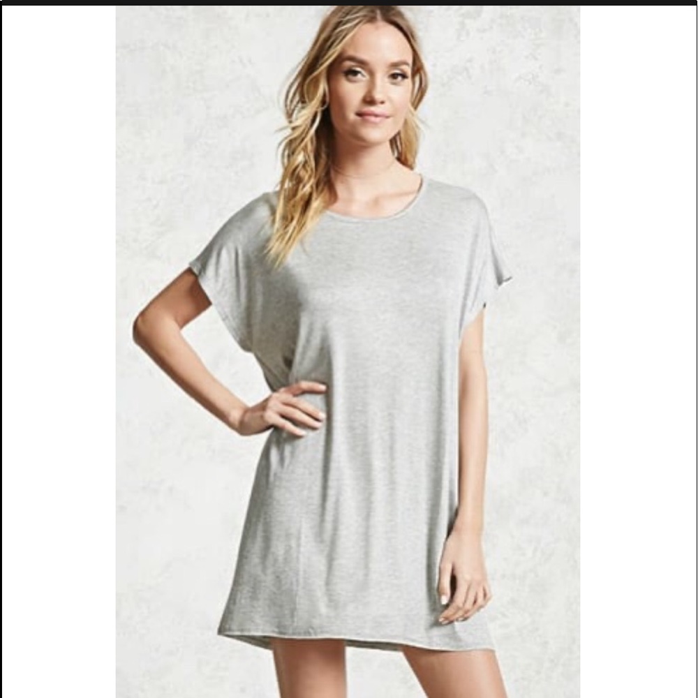 Heather Gray T-shirt Dress